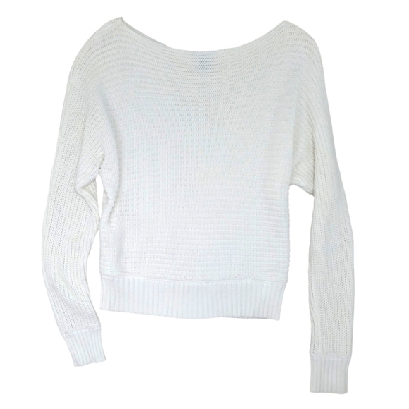 Forever 21 Boat Neck Drop. Shoulder Sweater Size Medium - Picture 6 of 6